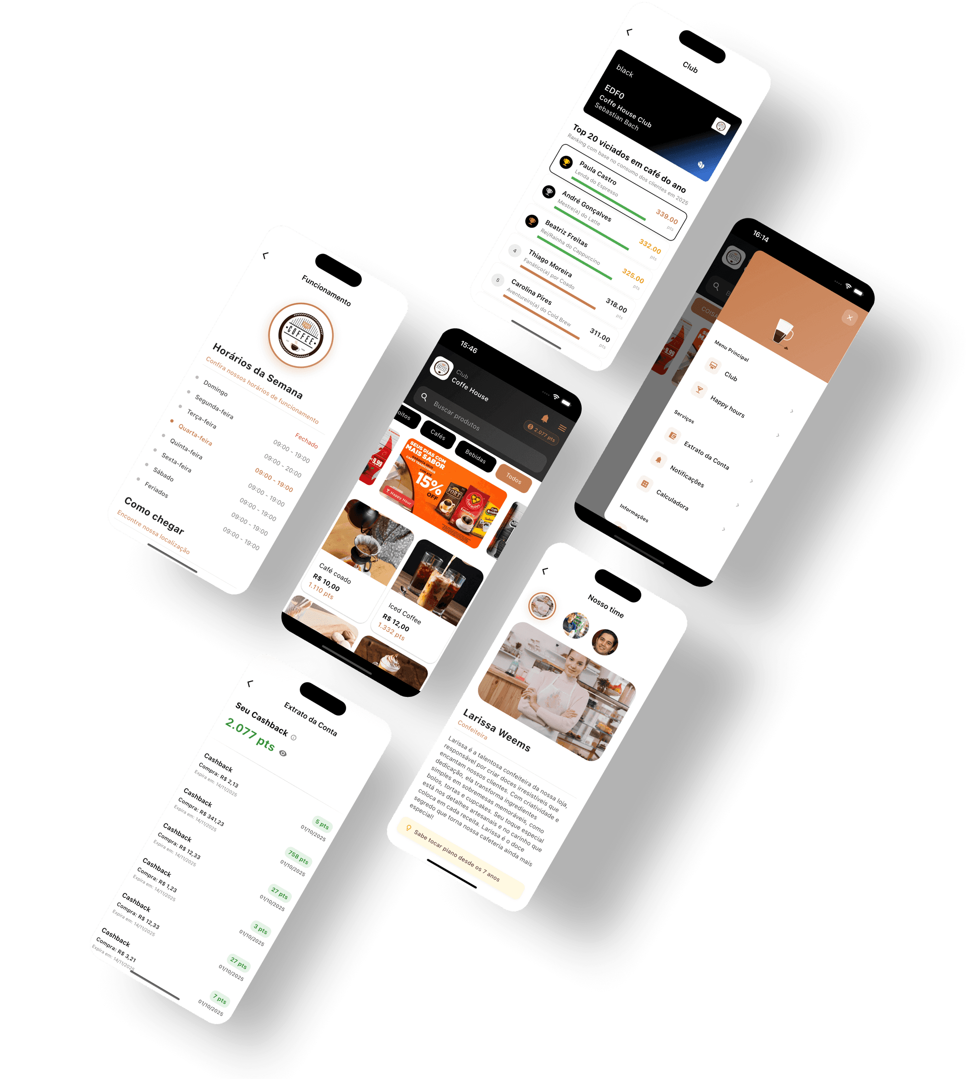 Mockup do sistema LoyaltyHub